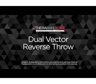Dual Vector Reverse Throw Ending Position with TheraBand CLX